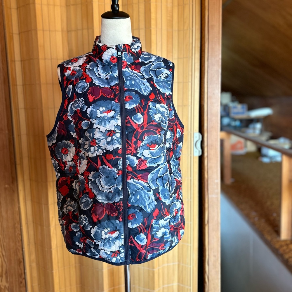 Floral Print Vest by Joe Fresh Size L